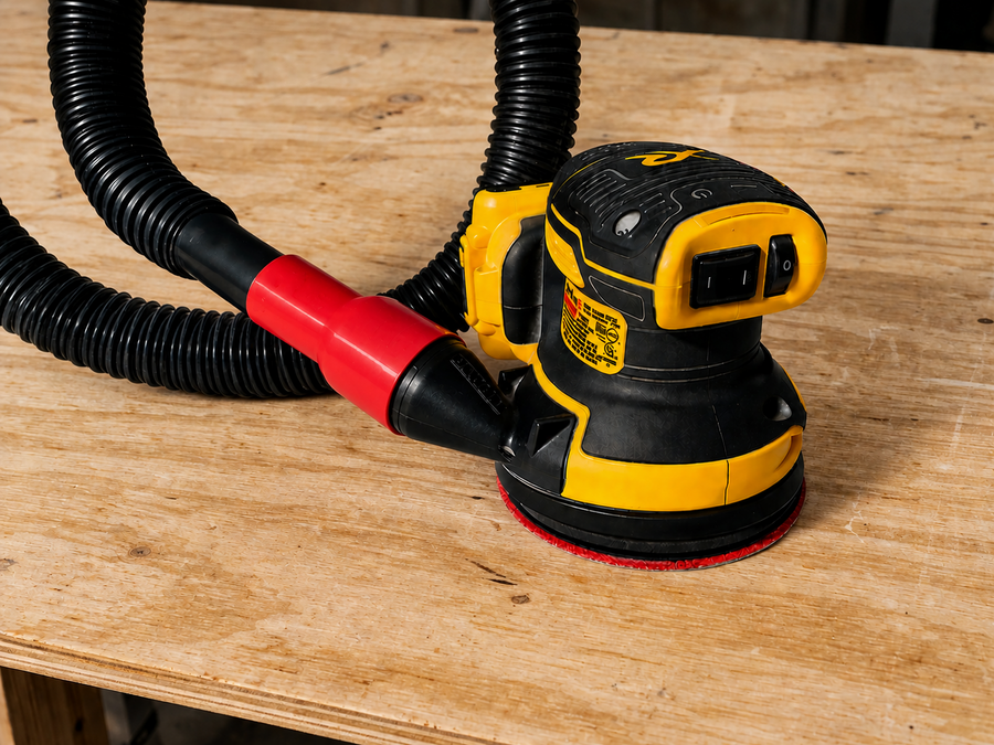 Unbreakable Vacuum Adapter for DeWalt Sanders  – Fits 1¼″, 1⅞″, 2½″
